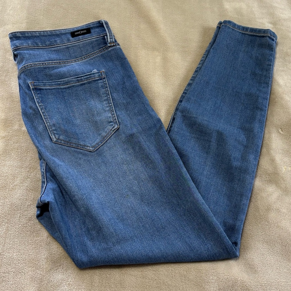 Liverpool High‎ Rise Ankle Blue Denim Jeans
